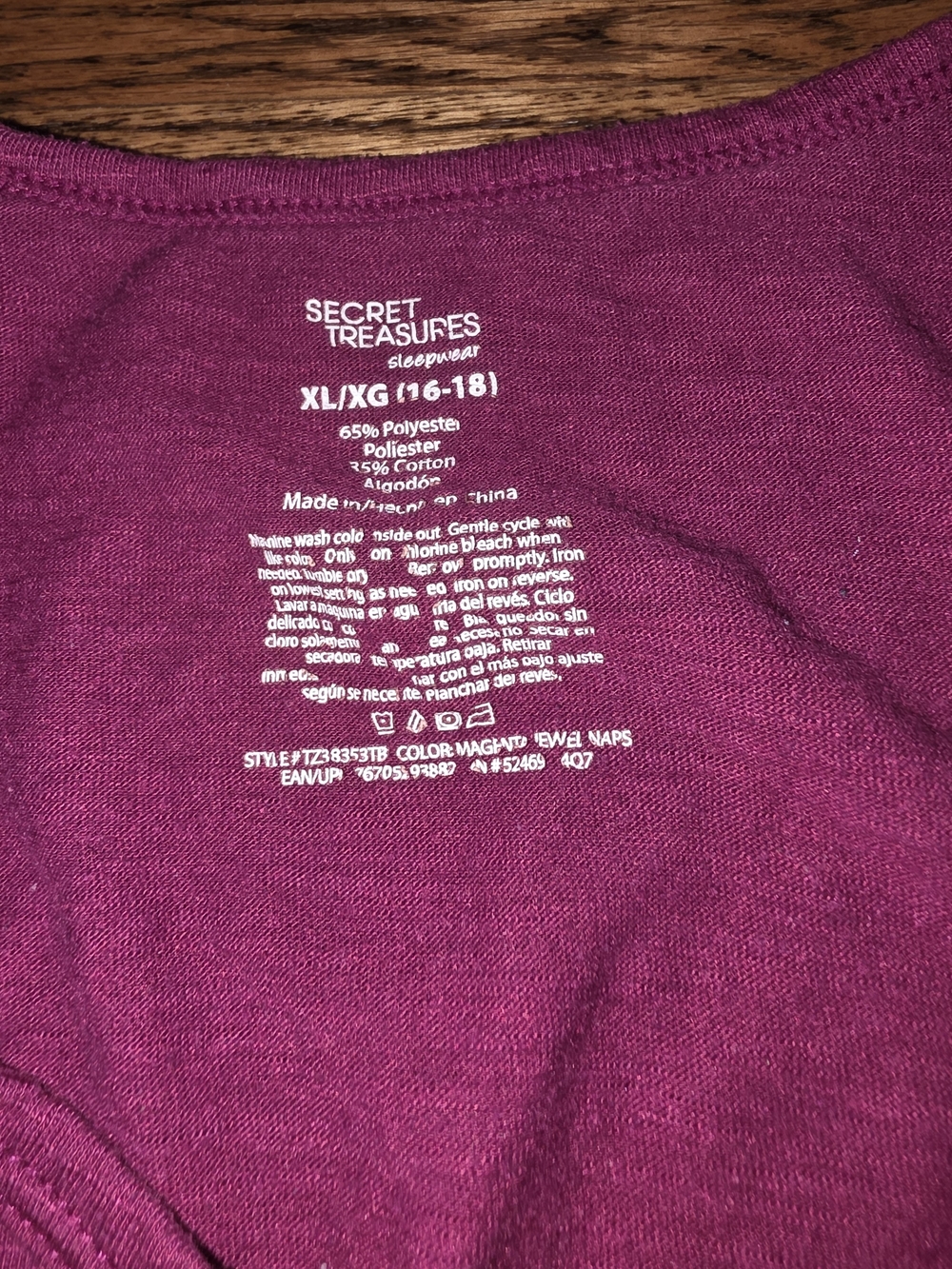 Women's Tank Top - Black & Magenta Graphic Tees - Picture 2 of 2
